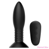 Debra Pretty Love Mr. Play Rotation Beads Anal Plug - szilikon, akkus, távirányítós, letapasztható, vízálló, vibrációs anál dildó - 13 cm (fekete)