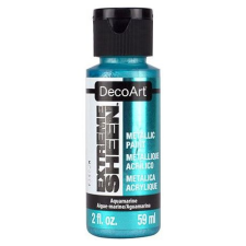 DecoArt Akril festék - metál 59ml, Aquamarine / DecoArt Extreme Sheen® - (1 db) akrilfesték