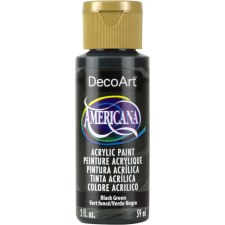 DecoArt Akrilfesték matt 59ml - Black Green - DecoArt Americana® Acrylics (1 db) akrilfesték