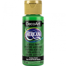 DecoArt Akrilfesték matt 59ml - Festive Green - DecoArt Americana® Acrylics (1 db) akrilfesték
