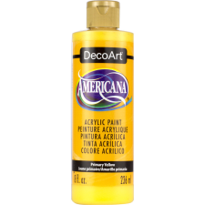 DecoArt Americana Primary Yellow Akril festék - matt Acrylics (236 ml) akrilfesték