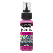 DecoArt Márványozó festék 59 ml Pink / Rózsaszín DecoArt Water Marbling Paint (1 db) akrilfesték
