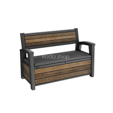  Decocoat műanyag kerti pad/tároló 227 L kerti tárolás