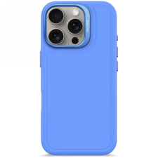 Decoded AntiMicrobial Silicone Stacks Backcover MagSafe-kompatibilis tok iPhone 16 Pro - kék tok és táska