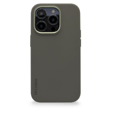 Decoded - szilikon védőtok iPhone 14 Pro Max Magsafe kompatibilis (olajzöld) tok és táska