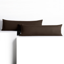 DecoKing Díszpárnahuzat AMBER szín sötétbarna stílus klasszikus anyag dzsörzé 20x120 DecoKing lakástextília