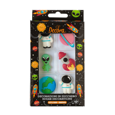  Decora cukordísz, galaxy, 6db sütés és főzés