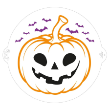 Decora Halloween stencil, műanyag, 25cm sütés és főzés