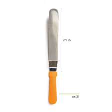 Decora kenőkés, hajlított, rozsdamentes acél, 38cm sütés és főzés