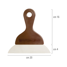 Decora spatula csokoládé készítéshez, 20 cm sütés és főzés