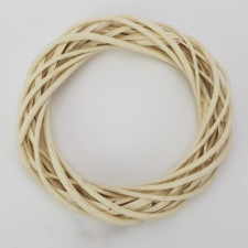 Decorolla Koszorúalap / vesszőkoszorú fonott krém 20cm dekorálható tárgy