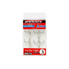  Decoy T-S21 Belly Hook #6 hármas horog 6 db/csg horog