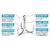  Decoy Y-S23 Big Treble #8/0 hármas horog 6 db/csg