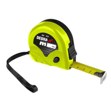 DEDRA 3mx16mm, dupla stop, PVC tartóval mérőszerszám