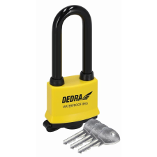 DEDRA 45 mm-es burkolatú, vízálló lakat, hosszú igával DEDRA 11U171-L lakat