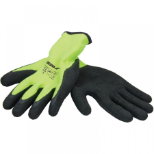 DEDRA BH1007R09 latex védőkesztyű, habosító kesztyű, 9 méret barkácsolás, csiszolás, rögzítés