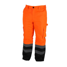 DEDRA BH80SP2-M bélelt nadrág fényvisszaverős, méret m, narancs barkácsolás, csiszolás, rögzítés