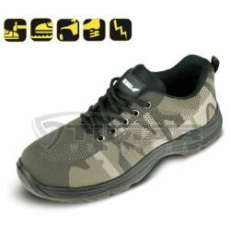 DEDRA Dedra BH9M5-39 Munkavédelmi cipő zöld terepmintás 39-es (BH9M5-39)