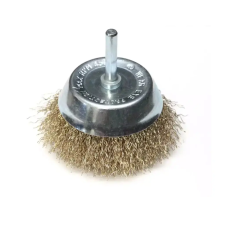 DEDRA F32-050 réz harang drótkefe 50mm szárral barkácsolás, csiszolás, rögzítés