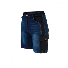 DEDRA Farmer rövidnadrág, méret S, denim 280g/m2 munkaruha