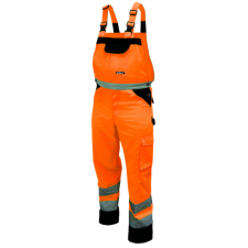 DEDRA Fényvisszaverős kertésznadrág méret XL,narancs munkaruha