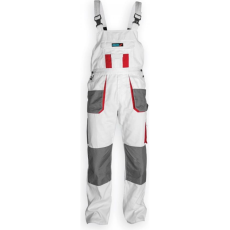 DEDRA Munkavédelmi Kertésznadrág S/48-as Méretben Fehér (BH4SO-S)