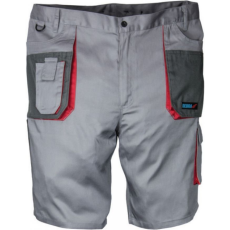 DEDRA Munkavédelmi Rövidnadrág - Rövid, 50-es, Szürke (BH3ST-M)