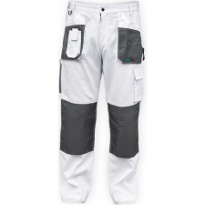 DEDRA MunkavédelmiNadrág XXL/56-as Méretben Fehér (BH4SP-XXL) munkaruha