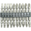 DEDRA Philips, Pozidriv, Lapos Bit Készlet 10 db (18A07S13)