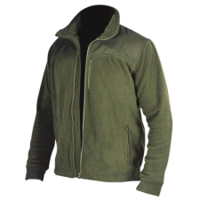 DEDRA Polár pulóver betétekkel,280g/m2,méret:XXXL,szín: zöld-katonai munkaruha