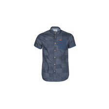 Deeluxe Rövid ujjú ingek ETHNIC Kék EU S férfi ing