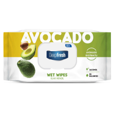 Deep Fresh nedves törlõkendõ Avocado kupakos 120db törlőkendő