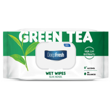 Deep Fresh nedves törlõkendõ Green Tea kupakos 120db törlőkendő