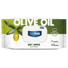 Deep Fresh nedves törlõkendõ Olive Oil kupakos 120db törlőkendő
