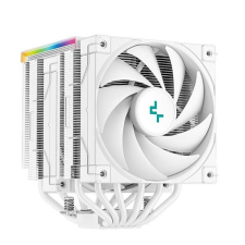 Deepcool CPU Cooler - AK620 Digital WH (28 dB; max, 117,21 m3/h; 4pin csatlakozó, 6 db heatpipe, 2x12cm, PWM, fehér) hűtés