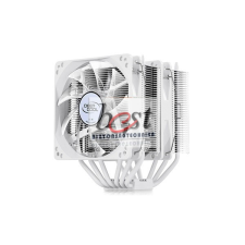 Deepcool CPU Cooler - NEPTWIN WHITE (17,8-30dB; max. 126,30 m3/h; 4pin csatlakozó; 6 db heatpipe, 2x12cm, PWM, fehér) kábel és adapter