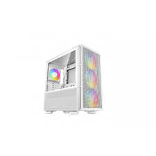 Deepcool DeepCool CH560 WH Tempered Glass White számítógép ház