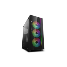 Deepcool Martexx 55 V3 ADD RGB 3F Window Black számítógép ház