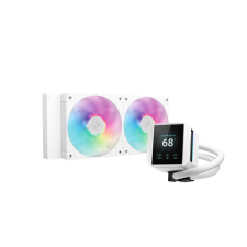 Deepcool - Mystique 240 WH ARGB AIO CPU VÍZHŰTÉS - FEHÉR hűtés