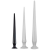 Deepleasure Dildo Tail Flex S – rugalmas, prémium fekete dildó