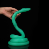 Deepleasure Ultra snake – hosszú zöld dildó (120 x 2,7 cm)
