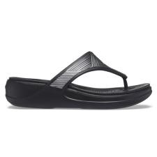 Default Crocs Papucs, szandál Crocs Monterey Metallic Wedge Flip W női női papucs