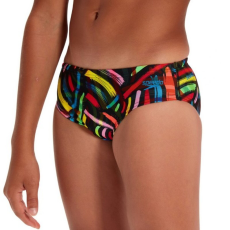 Default Speedo Fürdőruha, úszódressz, úszónadrág DIGI ALOV 7CM BRF JM BLACK/RED (UK) gyerek