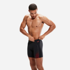 Default Speedo Fürdőruha, úszódressz, úszónadrág ECO END+ PRO MID JAM V2 AM BLACK/RED (UK) férfi férfi fürdőnadrág