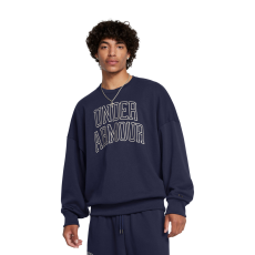 Default Under Armour Pulóver Férfi Under Armour UA Icon HWT Terry OS Crew-BLU pulóver férfi