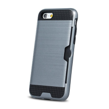Defender Card iPhone XS Max (6,5") ezüst ütésálló hátlap tok tok és táska