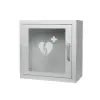  Defibrillátor fali kabin univerzális beltéri, fém, riasztó, fehér /PAD, AED, AS, ONE, HS6, Saver One