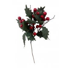  DEKOR ÁG PIROS BOGYÓKKAL party kellék