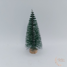  Dekor fenyőfa - zöld - 10 cm dekorációs kellék