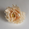  Dekor selyem fejvirág, púder, mérete: kb 7 cm